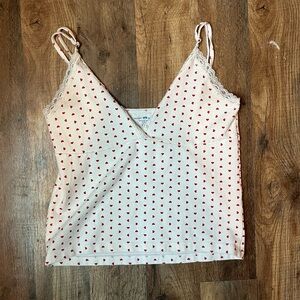 brandy melville amara hearts tank